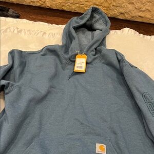 Carhartt Men's Slate Blue Hoodie